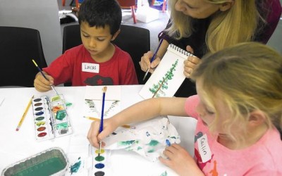 Kids get crafty for book club