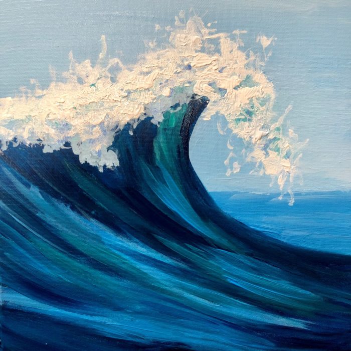 Art & Collectibles Acrylic Sea/Wave painting Painting etna.com.pe