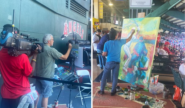 LOCA Artist Paint at LA Angel's stadium image